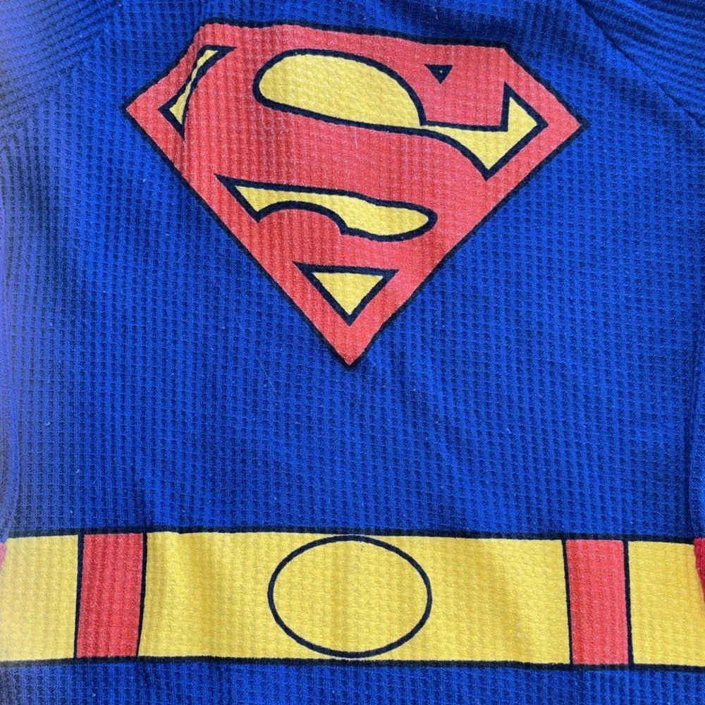 1999 Warner Bros DC‎ comic Superman Waffle one piece Super baby 18-24 Months.